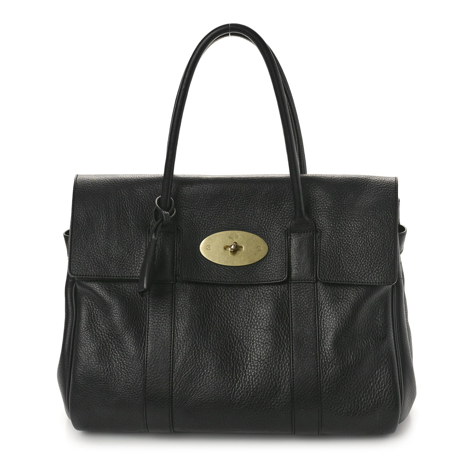 Mulberry Small Classic Grain Bayswater Black 1 of 9