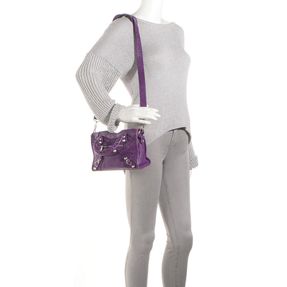 Balenciaga Agneau Giant 12 Silver Hardware Mini City Ultraviolet 2 of 11
