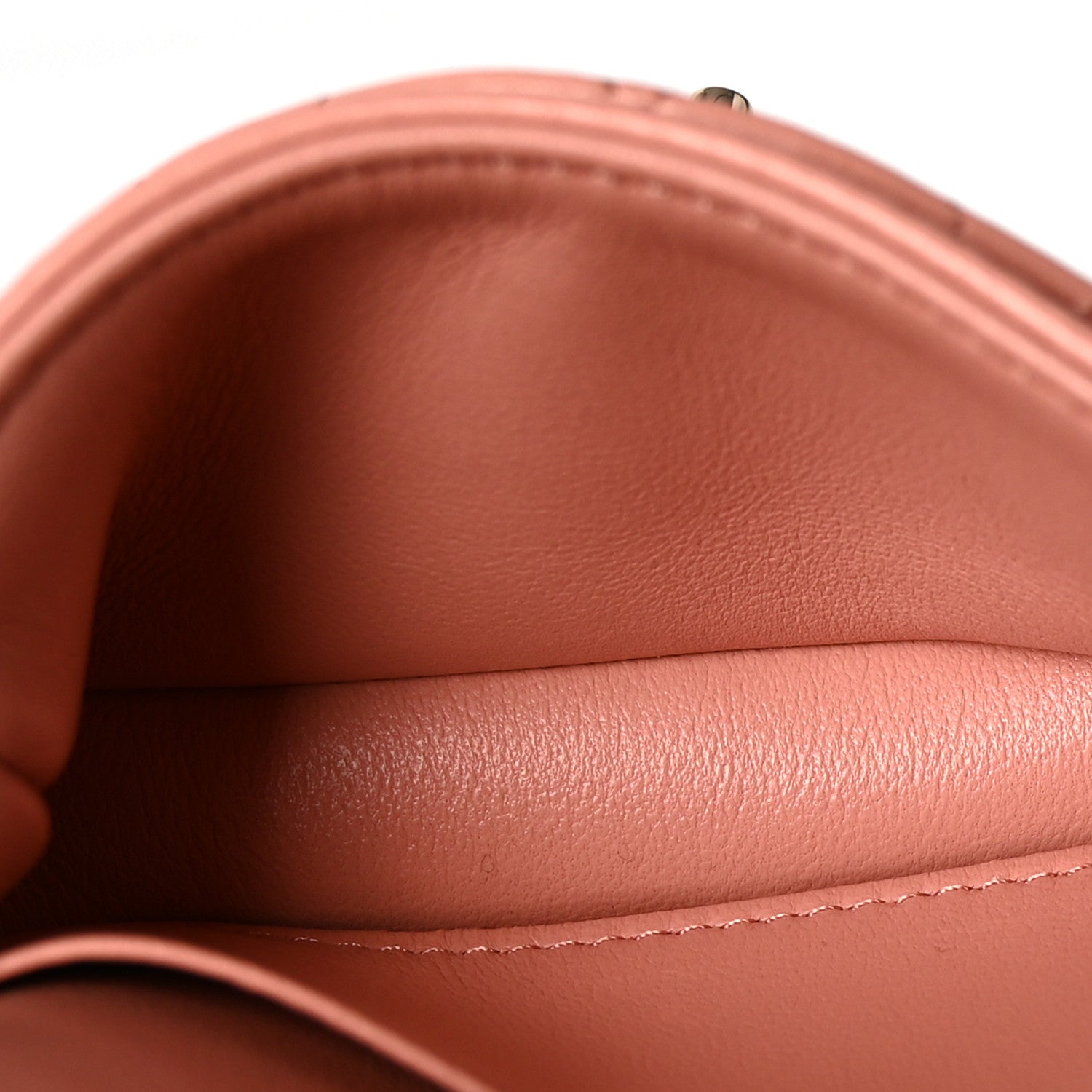 Chanel Lambskin Quilted Mini Double Flap With Hook Coral 4 of 9