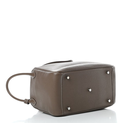 Hermes Taurillon Clemence Lindy 30 Etoupe 4 of 12