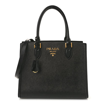 Prada Saffiano Soft Calfskin Large Tote Black 1 of 9