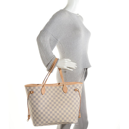 Louis Vuitton Damier Azur Neverfull MM 2 of 8
