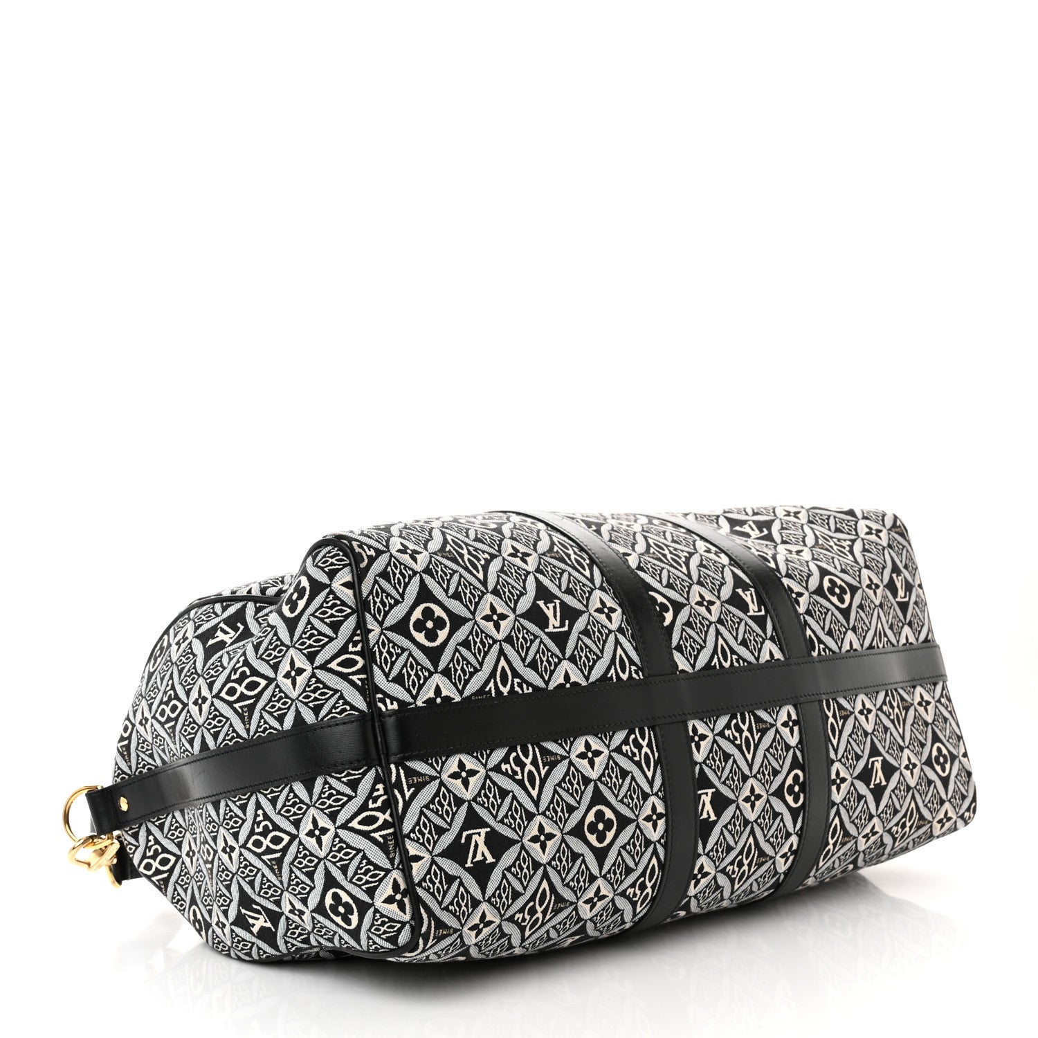 Louis Vuitton Jacquard Since 1854 Keepall Bandouliere 45 Grey 4 of 12