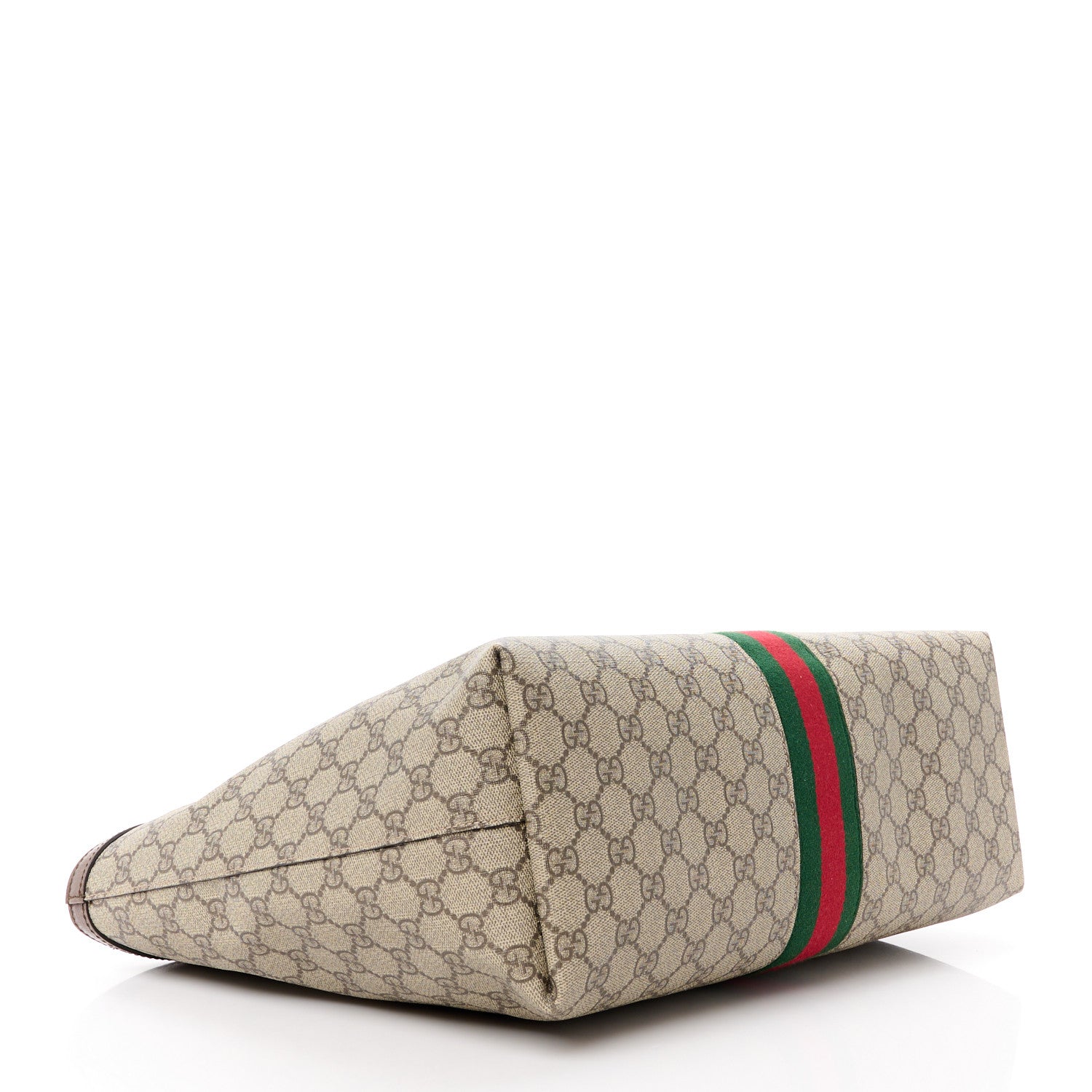 Gucci GG Supreme Monogram Medium Ophidia Shopping Tote Brown 4 of 13