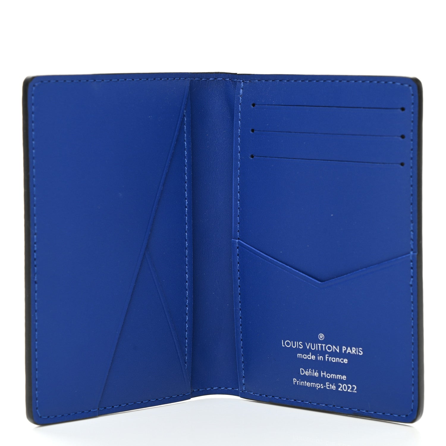 Louis Vuitton Taurillon Illusion Pocket Organizer Bleu Rose 5 of 6