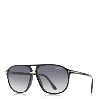Tom Ford Acetate Bruce Polarized Sunglasses TF1026 Black 1 of 8