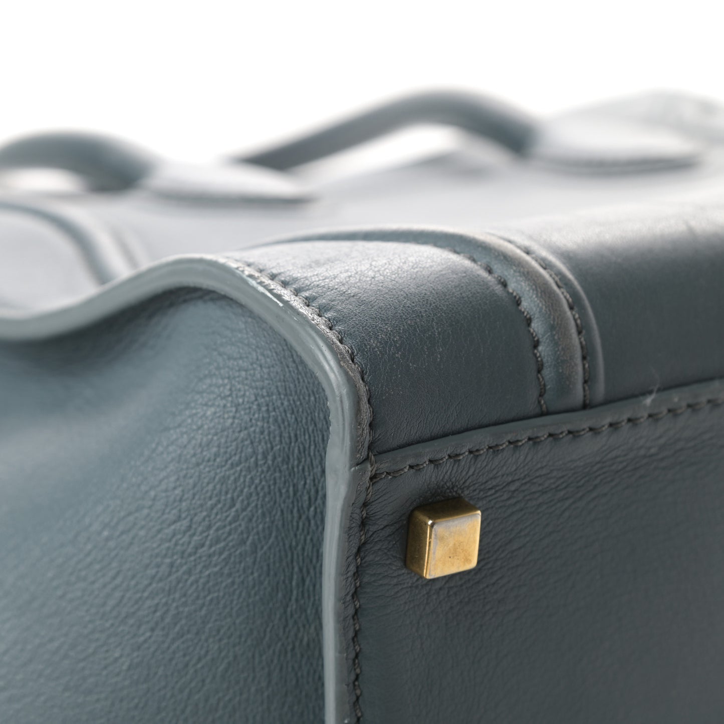 Supple Calfskin Medium Phantom Luggage Slate Blue