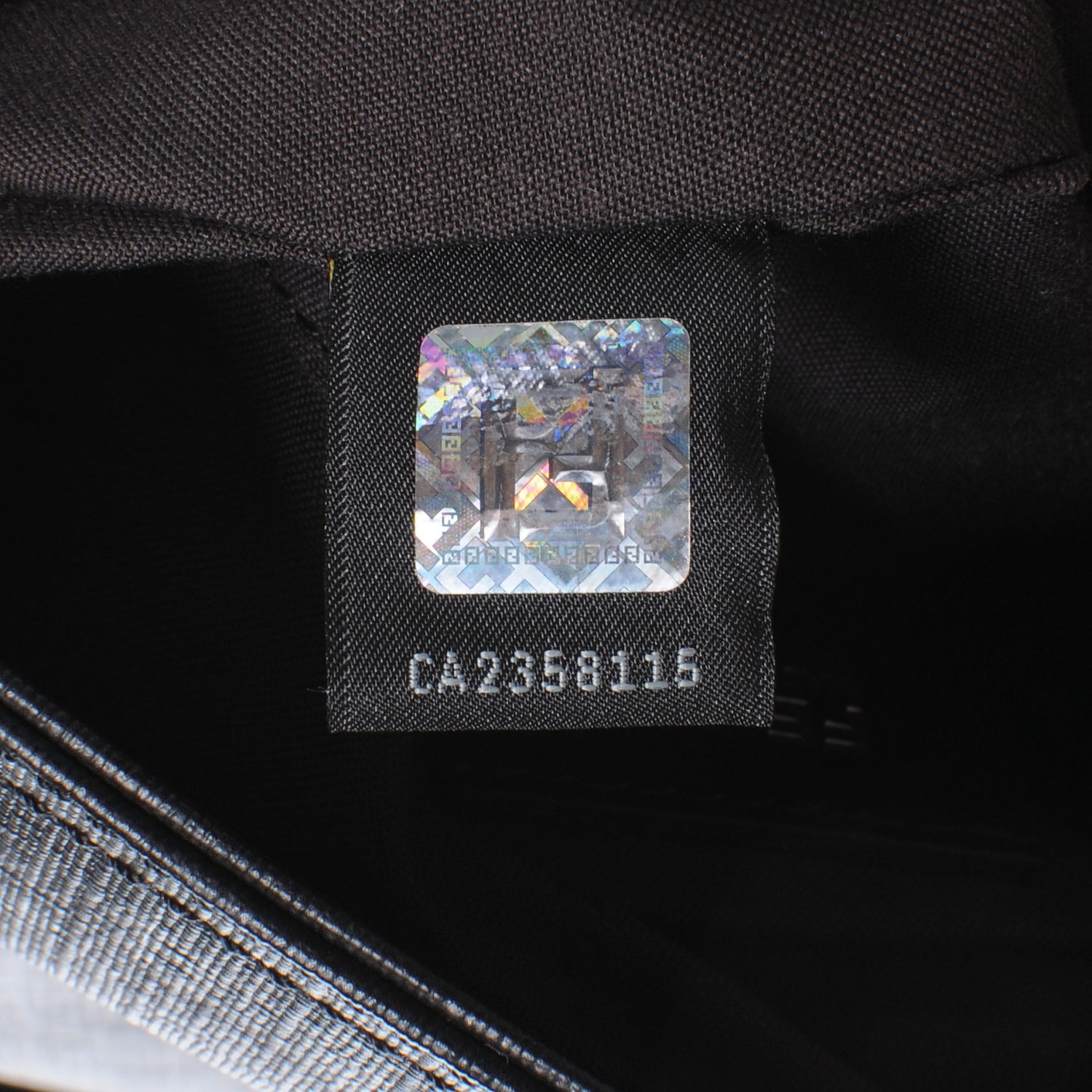 Fendi Zucca Spalmati Messenger Black 9 of 10