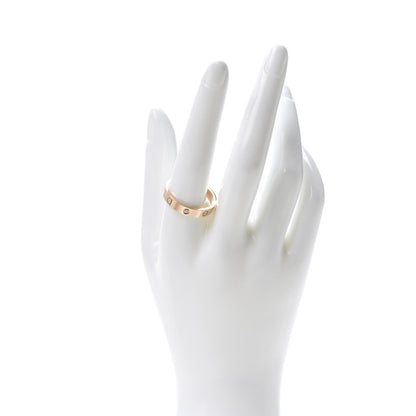Cartier 18K Pink Gold Diamond 4mm LOVE Wedding Band Ring 64 10.75 2 of 6