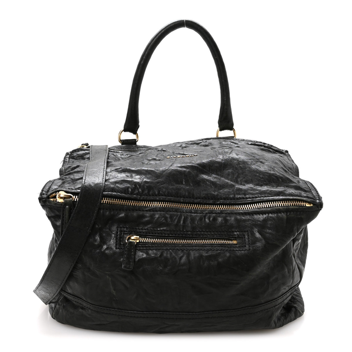 Givenchy Tumbled Sheepskin Large Pandora Black 1 of 13