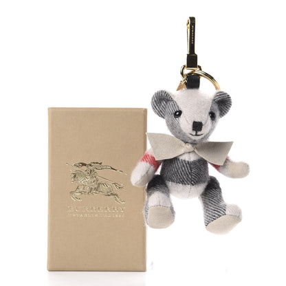 Burberry Cashmere House Check Thomas Bear Bag Charm Stone 5 of 5