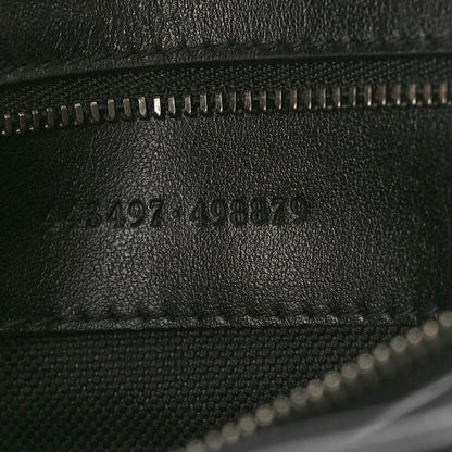 Gucci Calfskin Matelasse Monochrome Small GG Marmont Shoulder Bag Black 7 of 12