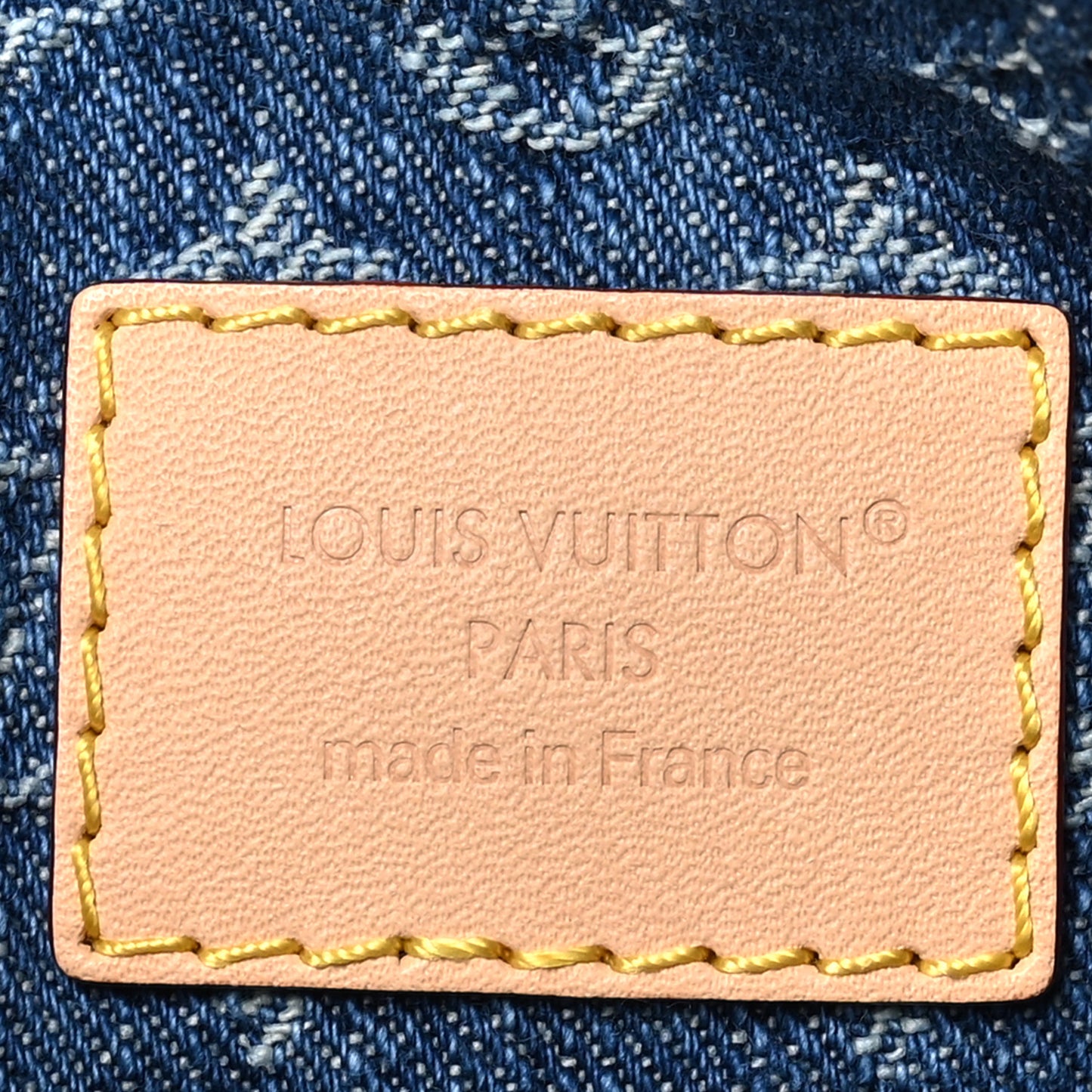 Monogram Pochette Accessories Cargo Blue Denim