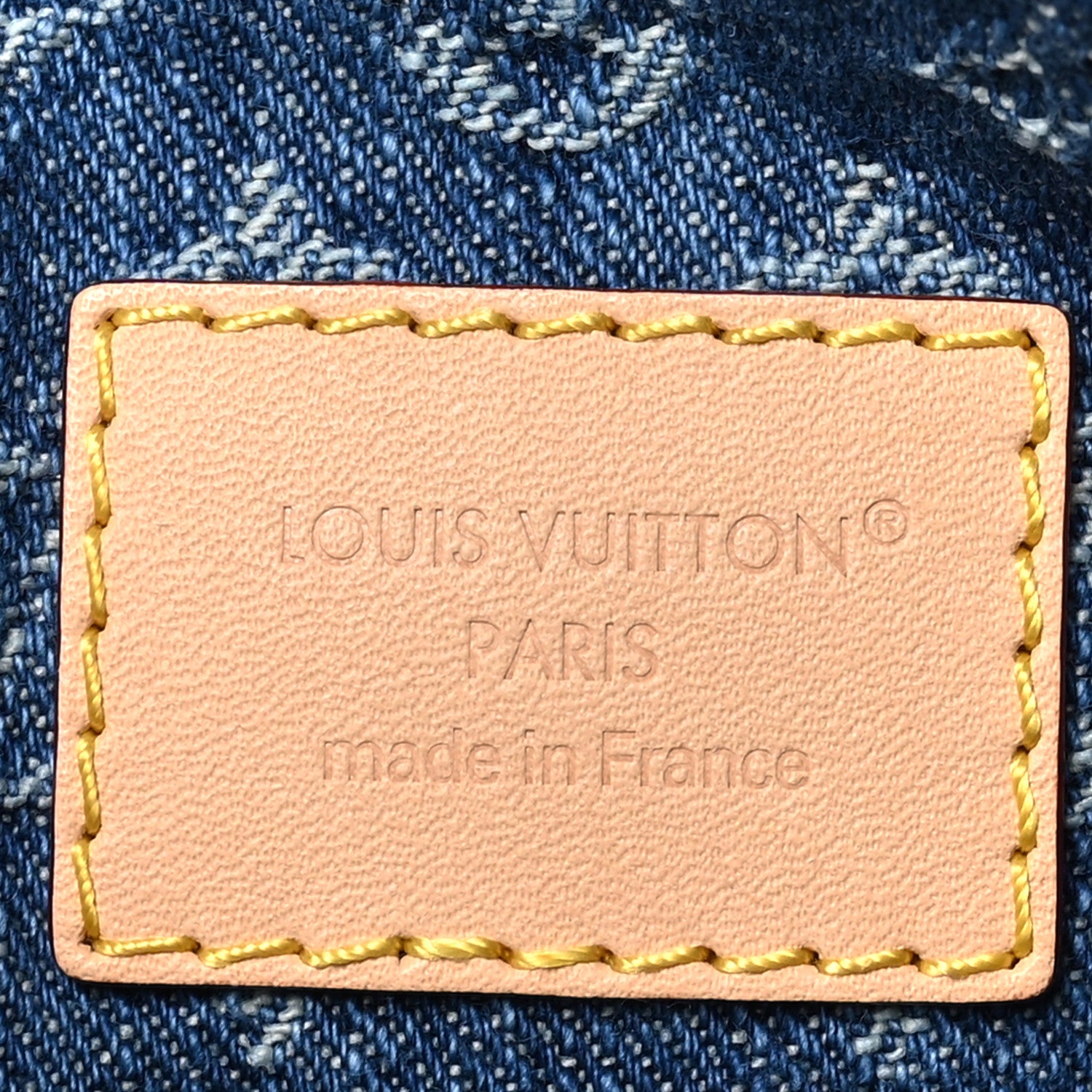 Louis Vuitton Monogram Pochette Accessories Cargo Blue Denim 6 of 10