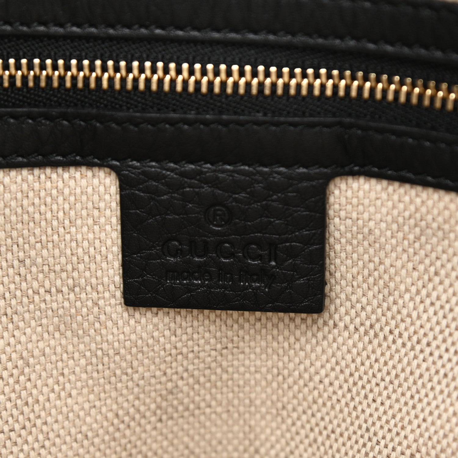 Gucci Pebbled Calfskin Small Soho Shoulder Bag Black 6 of 11