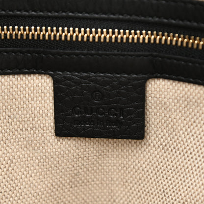 Gucci Pebbled Calfskin Small Soho Shoulder Bag Black 6 of 11