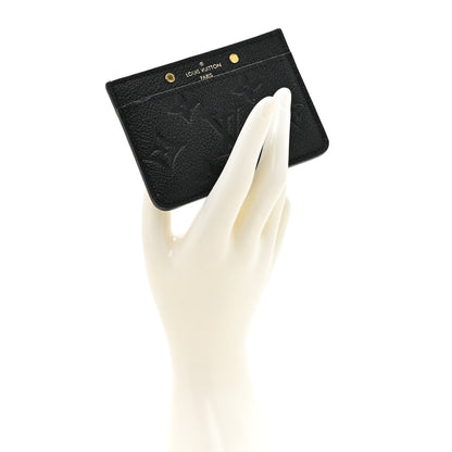 Louis Vuitton Empreinte Card Holder Black 2 of 7