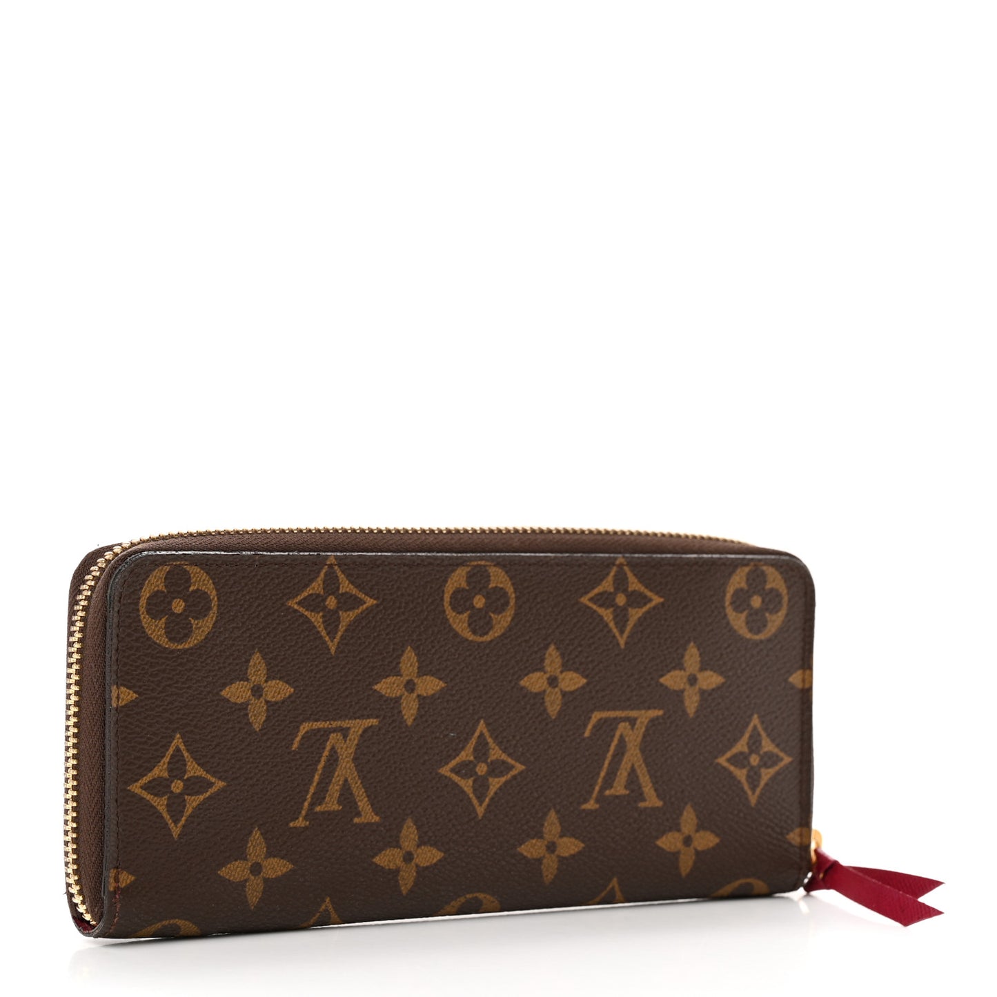 Monogram Clemence Wallet Fuchsia