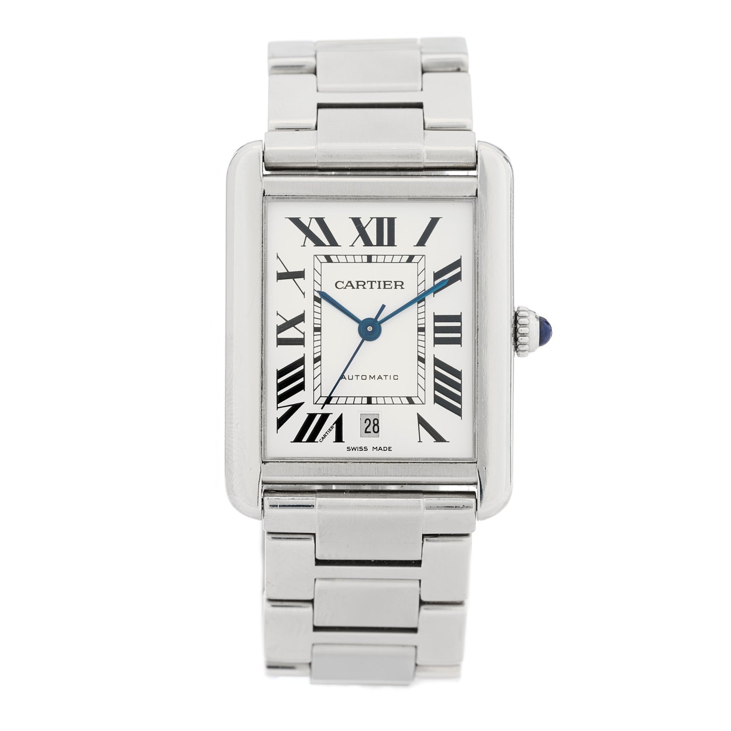 Stainless Steel 31mm Tank Solo Automatic Watch