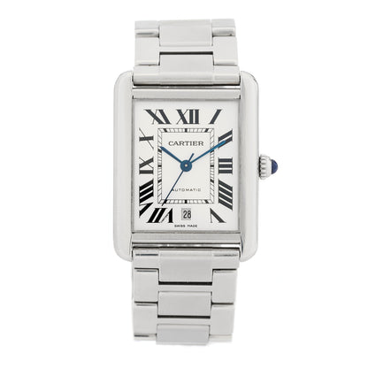 Cartier Stainless Steel 31mm Tank Solo Automatic Watch 1 of 4