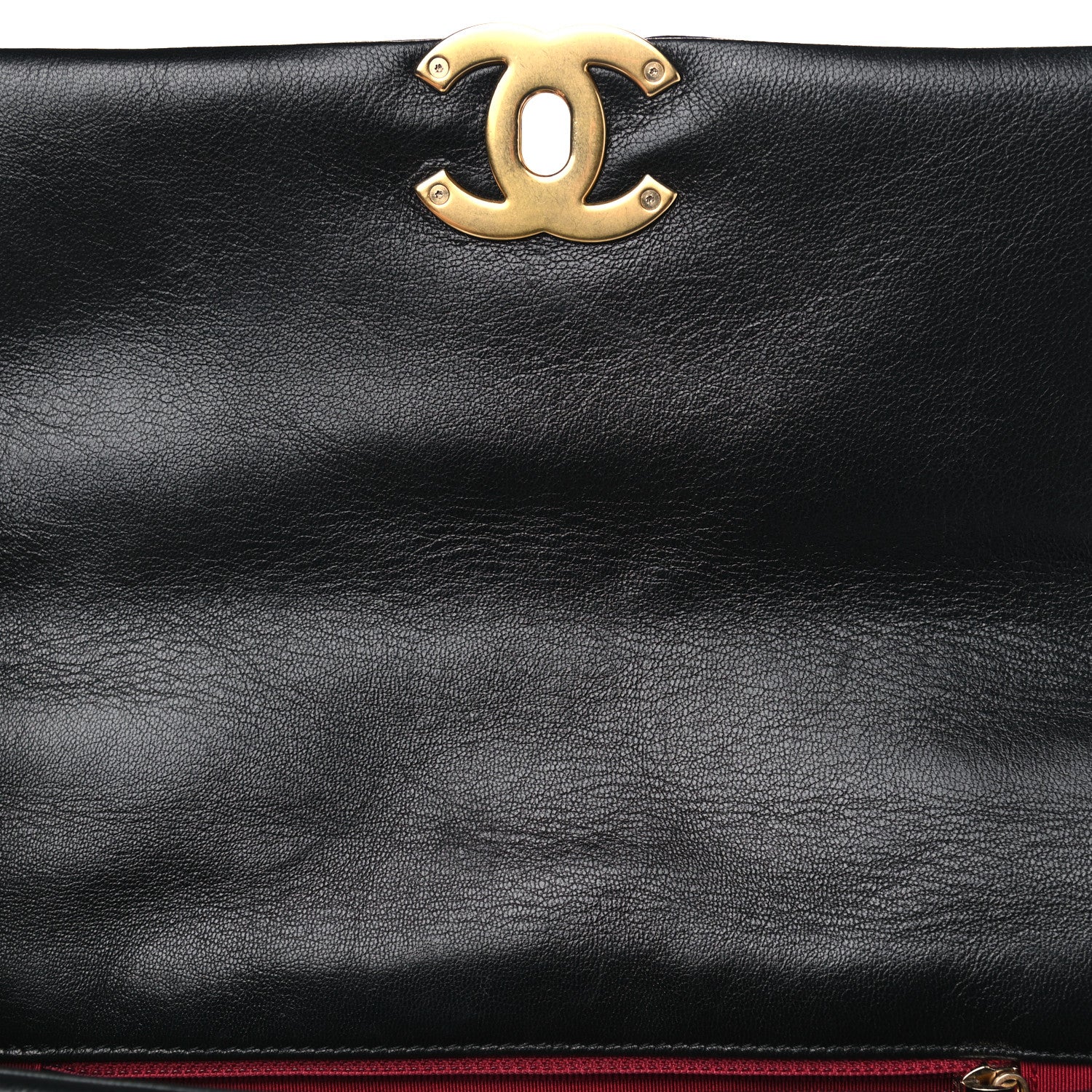 Chanel Goatskin Quilted Medium Chanel 19 Flap Black 5 of 6