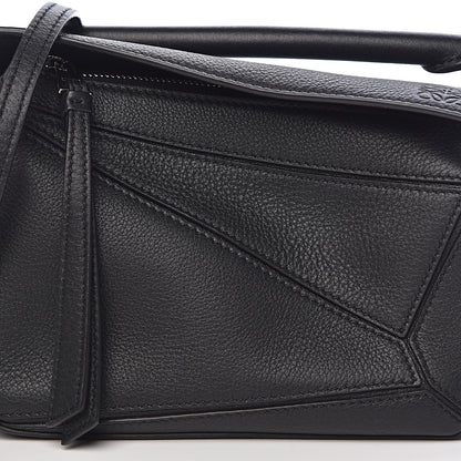 Loewe Calfskin Mini Puzzle Bag Black 10 of 10