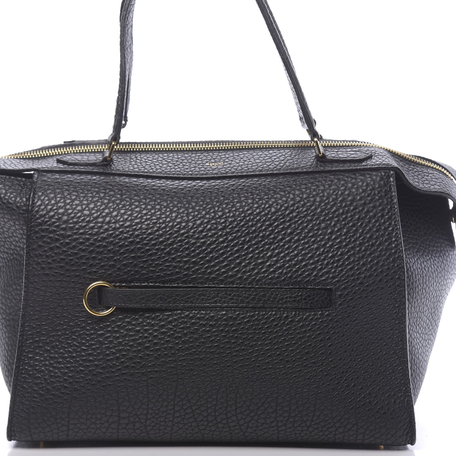 Celine Bullhide Calfskin Small Ring Bag Black 7 of 9