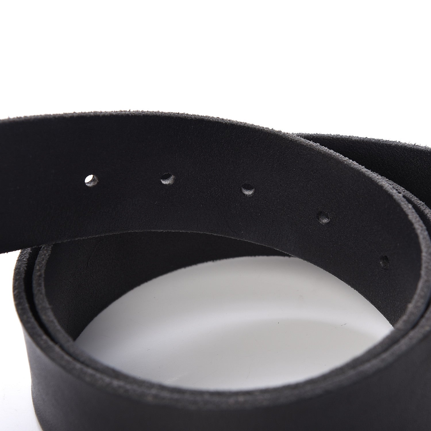 Gucci Faded Calfskin Double G 40mm Belt 85 34 Black 6 of 7
