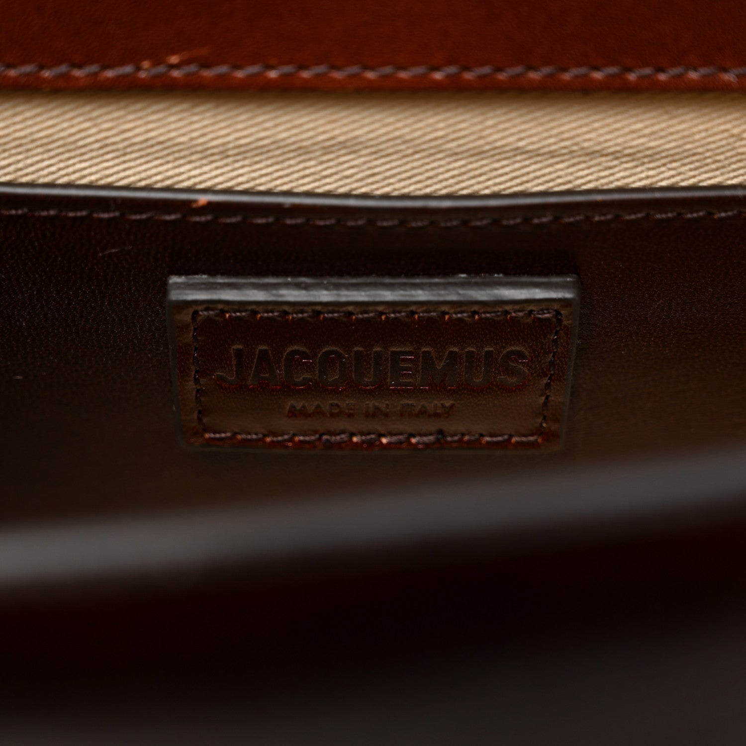 Jacquemus Smooth Calfskin Le Grand Bambino Brown 6 of 13