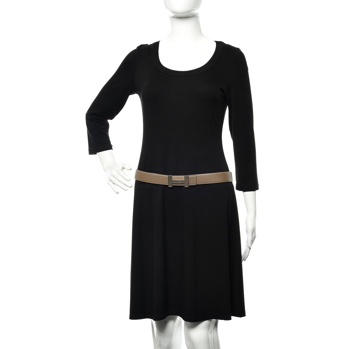 Epsom Swift Quiz H 32mm Belt 100 Black Etoupe