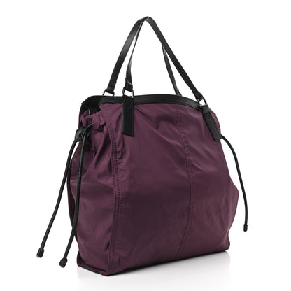Burberry Nylon Small Buckleigh Packable Tote Purple 3 of 11
