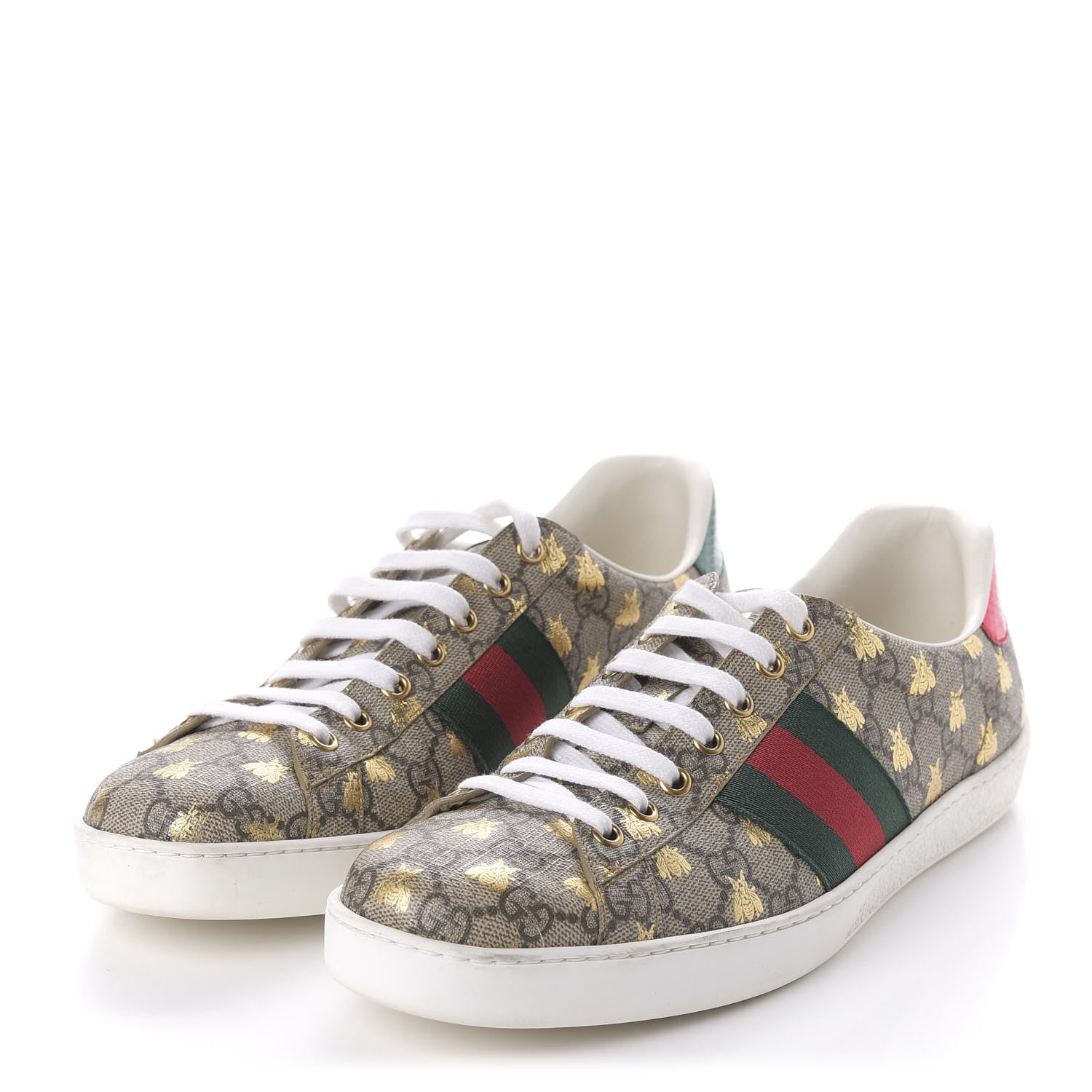 Gucci GG Supreme Monogram Ayers Mens Ace Bee Sneaker 9 3 of 8