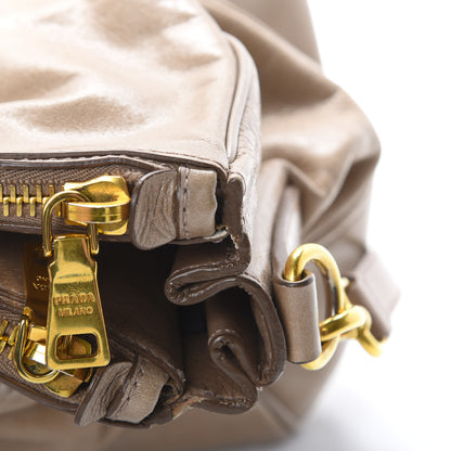 Prada Vitello Shine Shopping Satchel Argilla 22 of 23