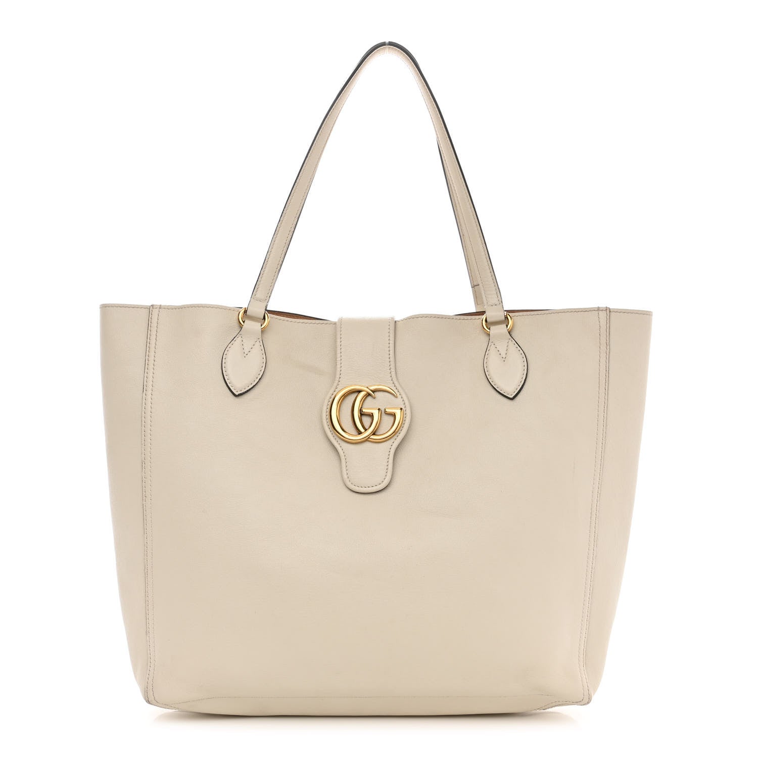 Gucci New Sakai Calfskin Lux Medium Dahlia Tote Mystic White 3 of 18