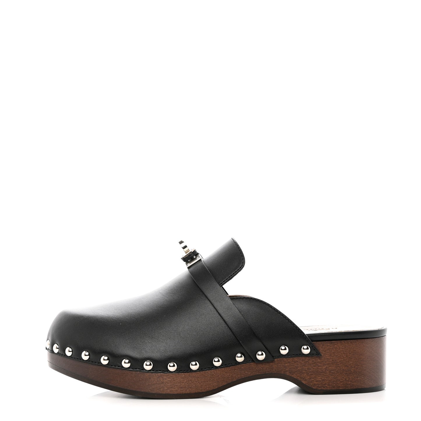 Calfskin Carlotta Mules 36 Black