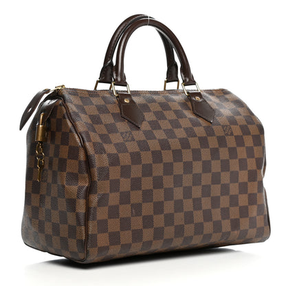 Louis Vuitton Damier Ebene Speedy 30 3 of 10