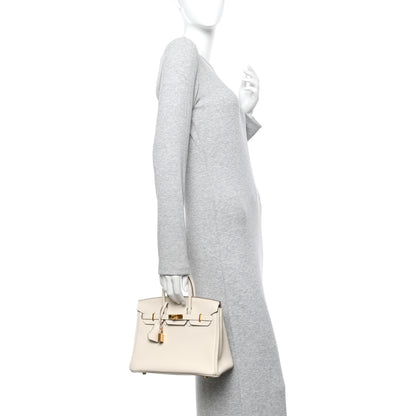 Hermes Togo Birkin 25 Craie 2 of 11