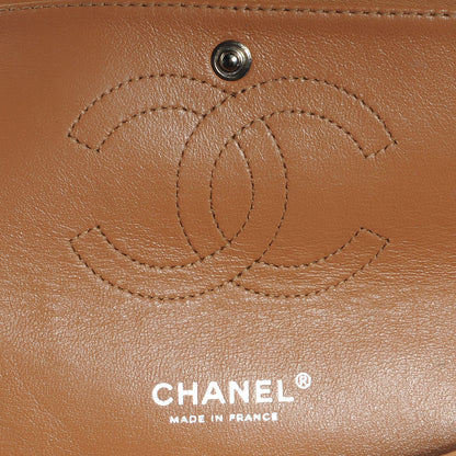 Chanel Lambskin Quilted Medium Double Flap Light Brown Coral 8 of 10