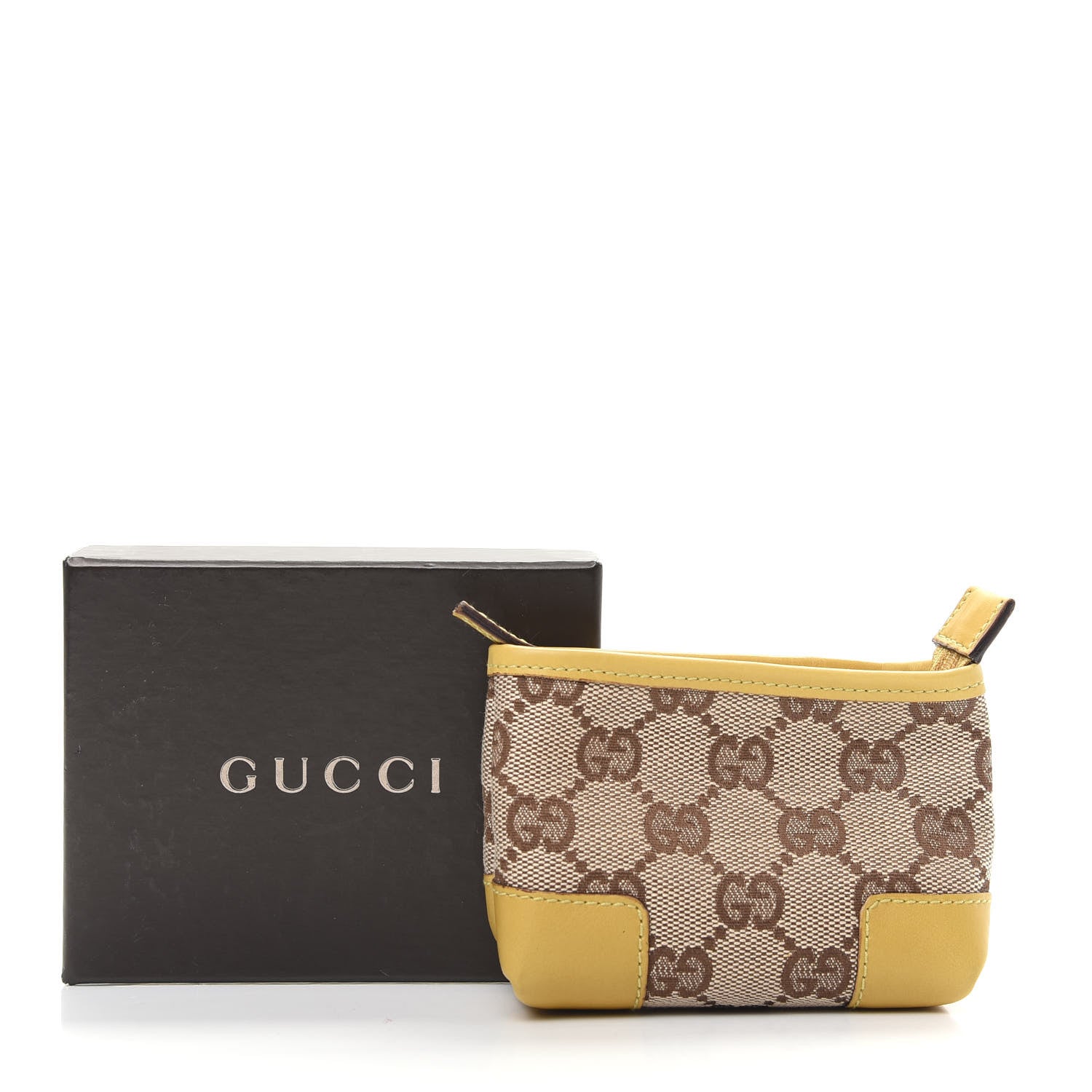 Gucci Monogram Pouch Yellow 9 of 9