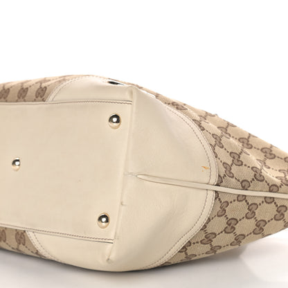 Gucci Monogram Medium New Britt Tote Off White 9 of 9