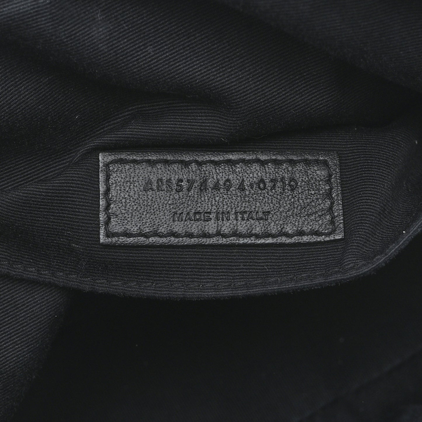 Calfskin Matelasse Monogram Lou Camera Bag Black
