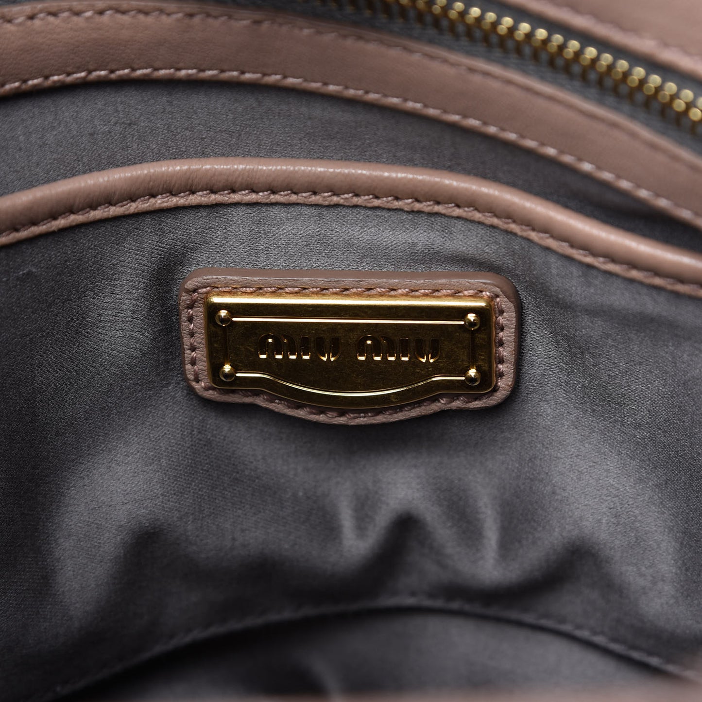 Nappa Matelasse Bauletto Top Handle Bowler Cammeo