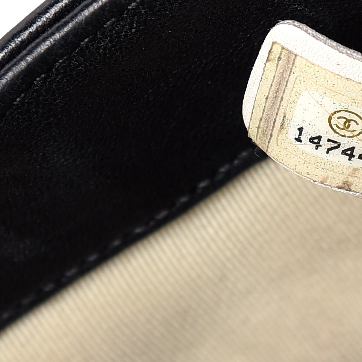 Chanel Washed Lambskin Quilted Maxi Chain Around Flap Black 7 of 7