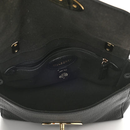 Mulberry Glossy Goatskin Small Lily Flap Black 5 of 12