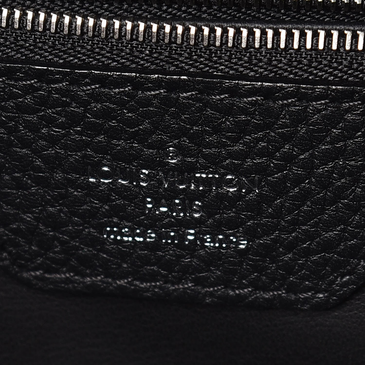 Louis Vuitton Taurillon Braided Capucines MM Black 9 of 11