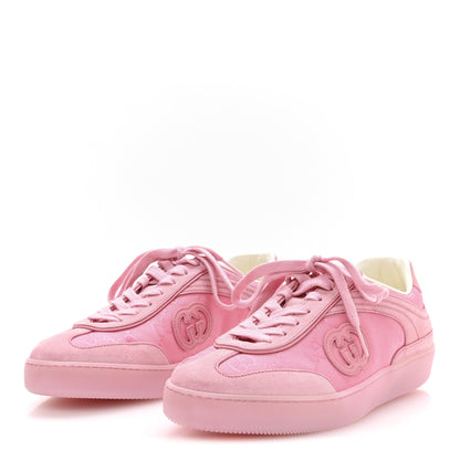 Gucci Suede Sweet GG Monogram Womens G75 Sneakers 39 Butterfly Pink 4 of 9