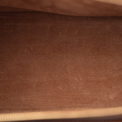 Celine Grained Calfskin Medium Cabas De France Natural Tan 5 of 12