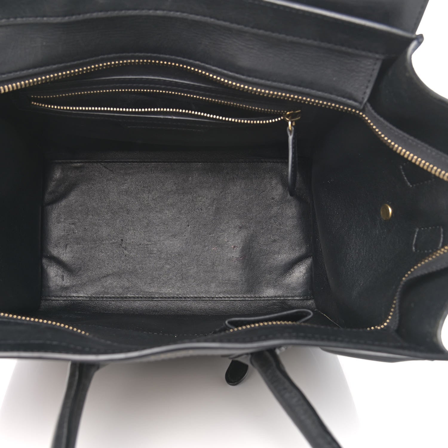 Celine Smooth Calfskin Suede Mini Tri-Color Luggage Beige 5 of 12