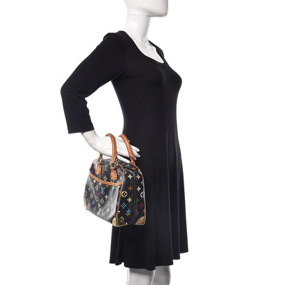 Louis Vuitton Monogram Multicolor Trouville Black 2 of 18
