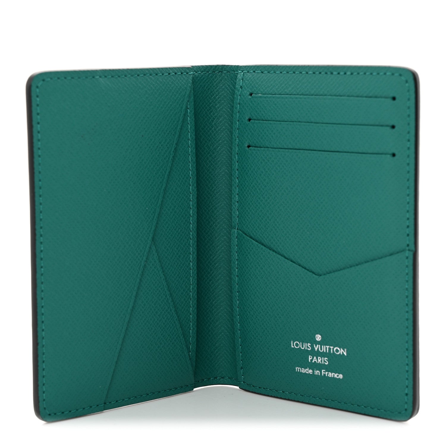 Louis Vuitton Monogram Taiga Pocket Organizer Vert 5 of 7